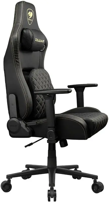 Игровое кресло Cougar DEFENSOR GOLD (black/gold) фото