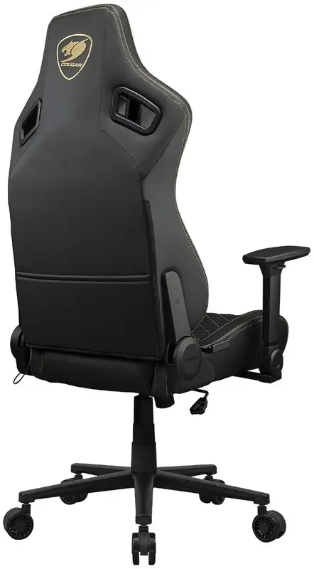 Игровое кресло Cougar DEFENSOR GOLD (black/gold) фото