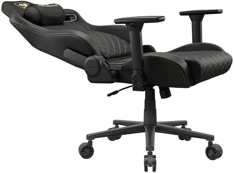Игровое кресло Cougar DEFENSOR GOLD (black/gold) фото