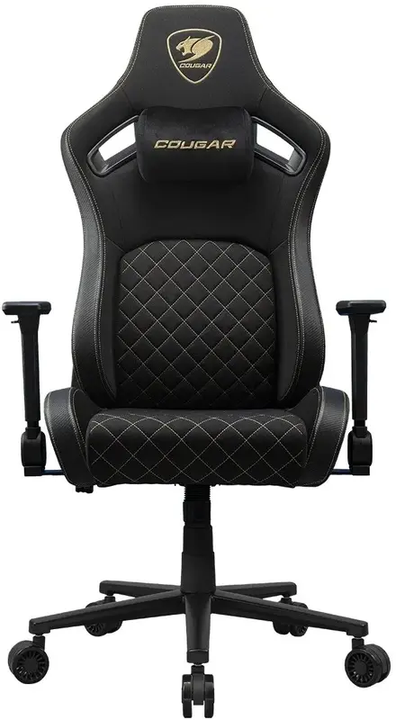 Игровое кресло Cougar DEFENSOR GOLD F (black/gold) фото