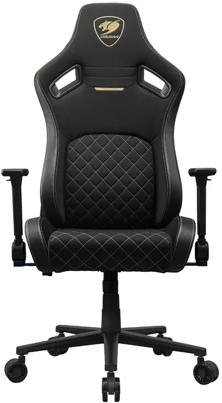 Игровое кресло Cougar DEFENSOR GOLD F (black/gold) фото