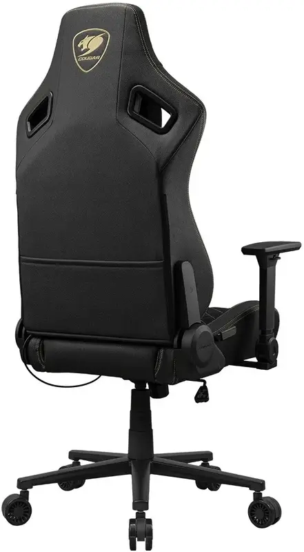 Игровое кресло Cougar DEFENSOR GOLD F (black/gold) фото