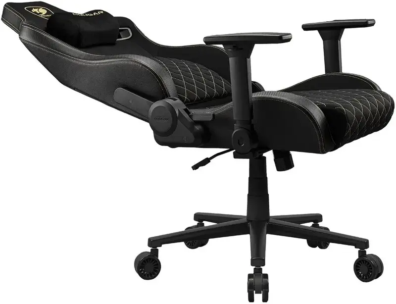 Игровое кресло Cougar DEFENSOR GOLD F (black/gold) фото