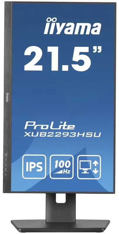 Монітор Iiyama 21.5" XUB2293HSU-B7 - фото - №3