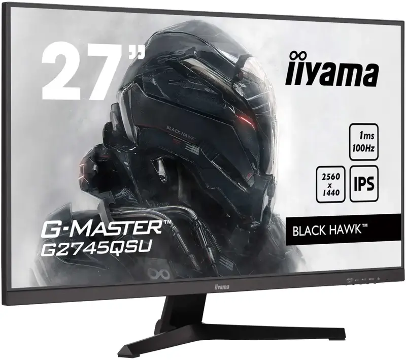 Монітор Iiyama 27" G2745QSU-B2 - фото - №2