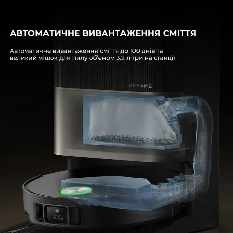 Робот-пылесос моющий Dreame X50 Ultra Complete Black(RLX85CE-4-BL) фото