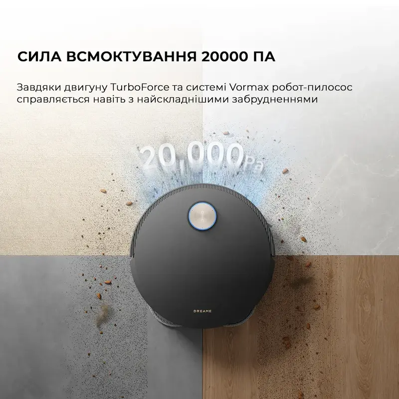 Робот-пылесос моющий Dreame X50 Ultra Black(RLX85CE-6-BL) фото