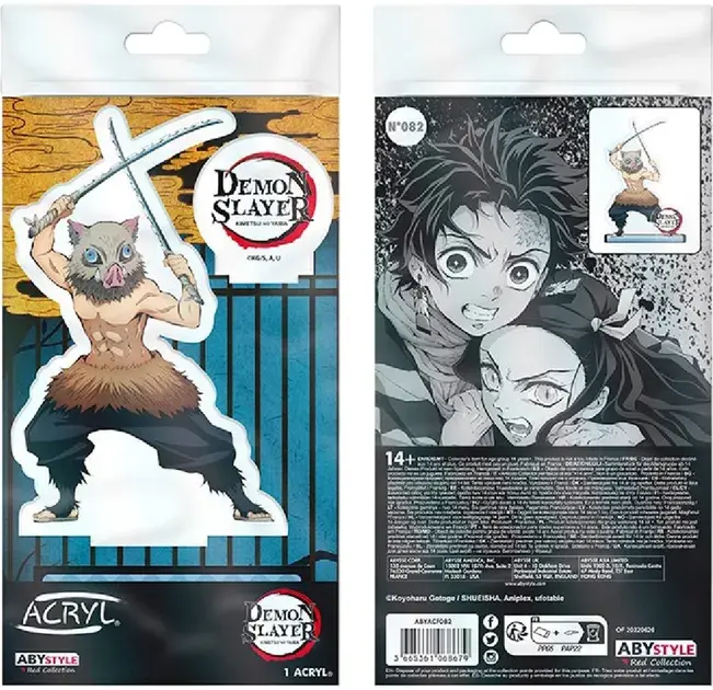 Акрилова фігурка DEMON SLAYER: KIMETSU NO YAIBA Inosuke (Клинок) - фото - №1