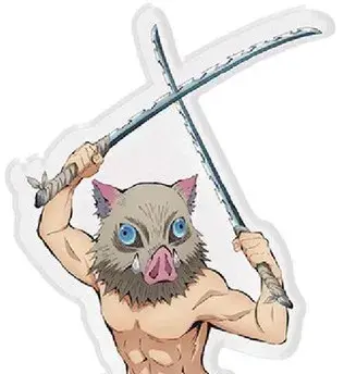 Акрилова фігурка DEMON SLAYER: KIMETSU NO YAIBA Inosuke (Клинок) - фото - №3