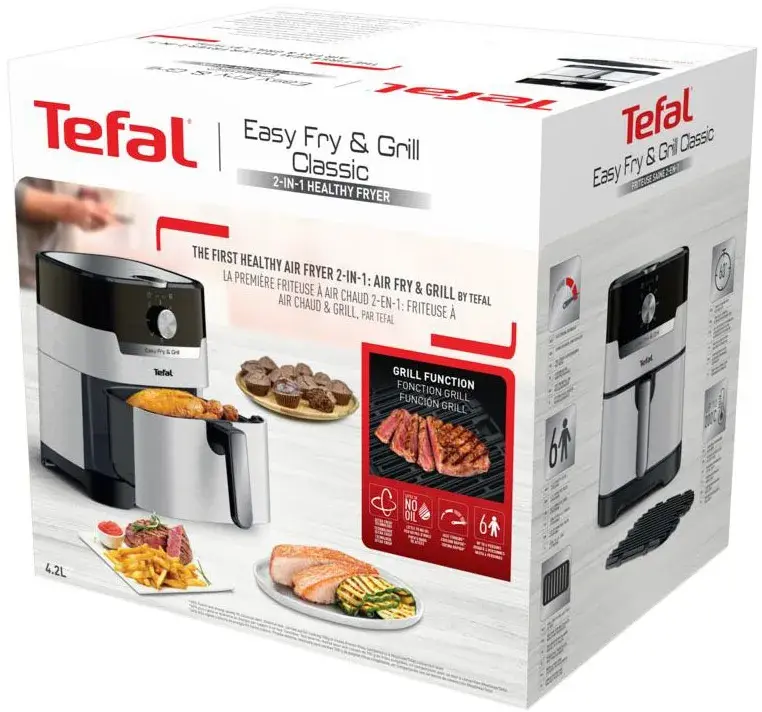 Мультипіч TEFAL EY501A10 Easy Fry&Grill 2в1 - фото - №6