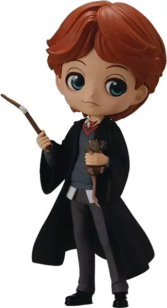 Фігурка HARRY POTTER Q Posket Ron Weasley With Scabbers (Гаррі Поттер) - фото - №0
