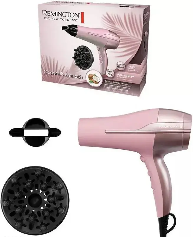 Фен REMINGTON Coconut Smooth D5901 - фото - №2