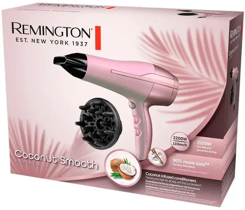 Фен REMINGTON Coconut Smooth D5901 - фото - №7