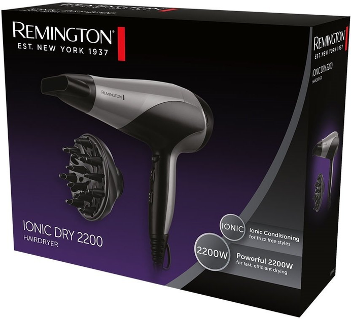 Фен REMINGTON Ionic Dry D3190S - фото - №4