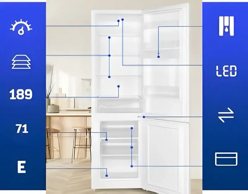 Холодильник HEINNER HC-HM260XWDE++ - фото - №4