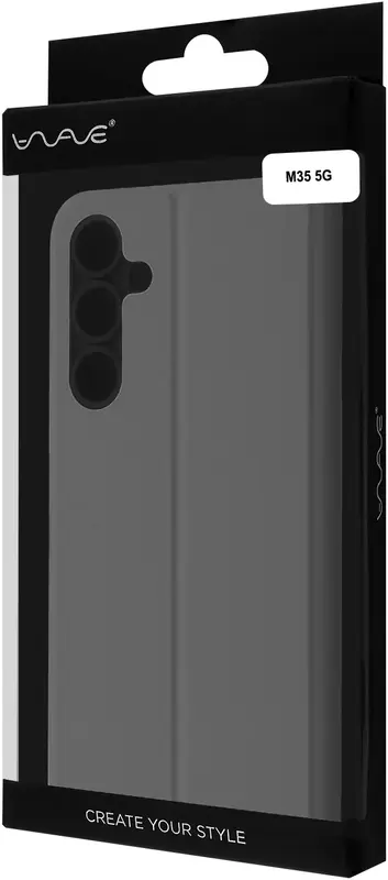 Чехол WAVE Flap Case Samsung Galaxy M35 5G (grey) фото