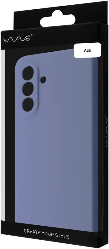 Чохол для Samsung A36 WAVE Full Silicone Cover (blue) - фото - №4