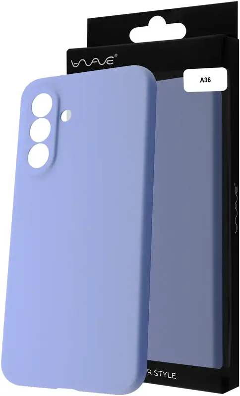 Чохол для Samsung A36 WAVE Full Silicone Cover (blue) - фото - №3
