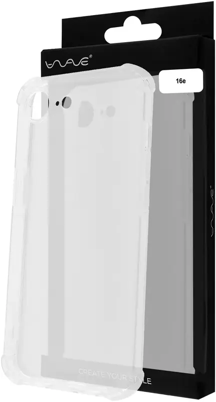 Чохол для iPhone 16e WAVE Ghost (clear) - фото - №3