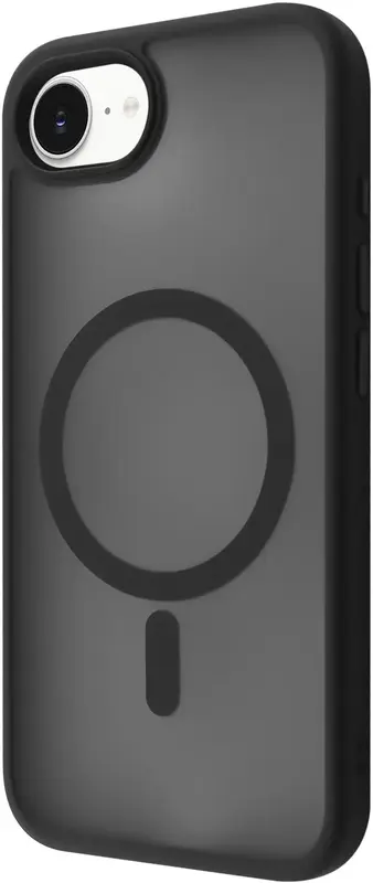 Чохол для iPhone 16e WAVE Matte Insane Case with Magnetic Ring (black) - фото - №0