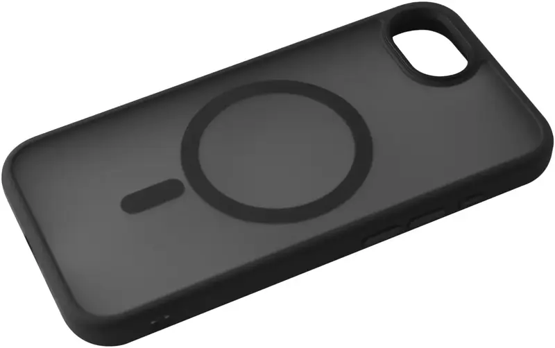 Чохол для iPhone 16e WAVE Matte Insane Case with Magnetic Ring (black) - фото - №2