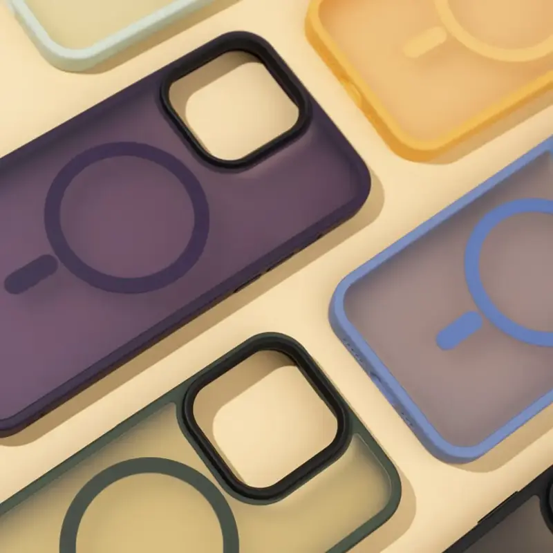 Чохол для iPhone 16e WAVE Matte Insane Case with Magnetic Ring (black) - фото - №4