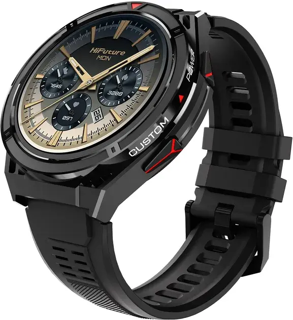 Розумний годинник HiFuture active.black-red - фото - №0