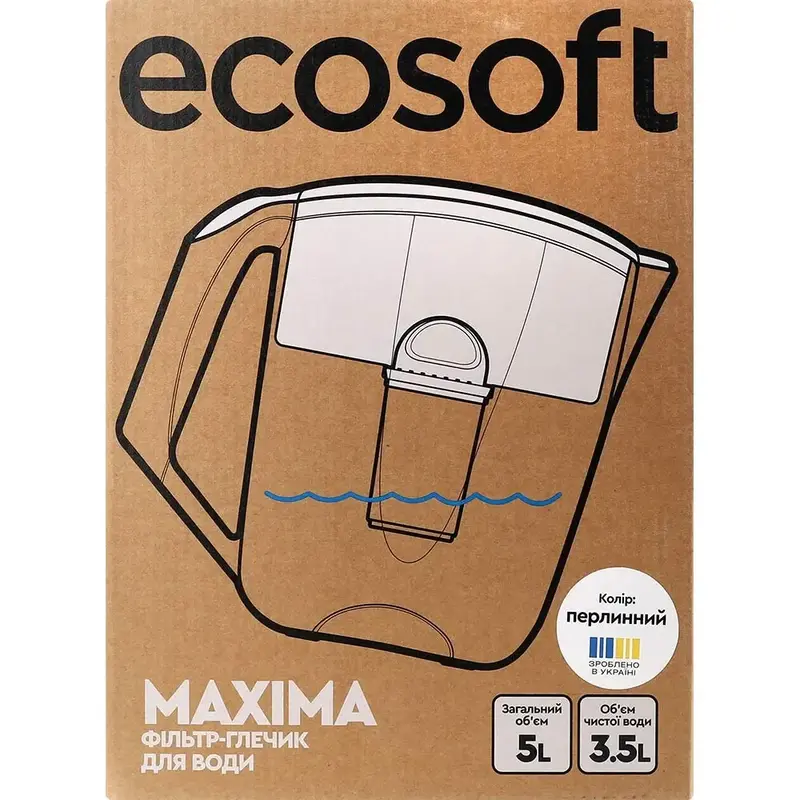 Фільтр-глечик Ecosoft Maxima перлинний FMVMAXIMAWECO - фото - №6