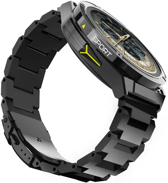 Розумний годинник HiFuture active.black-yellow - фото - №1