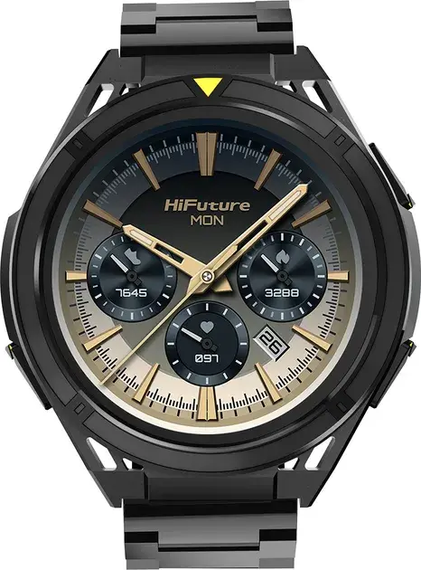 Розумний годинник HiFuture active.black-yellow - фото - №2