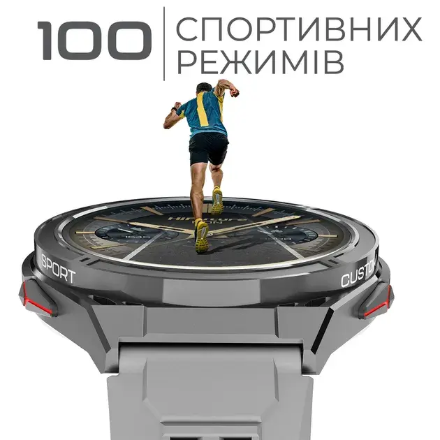 Розумний годинник HiFuture active.black-yellow - фото - №6