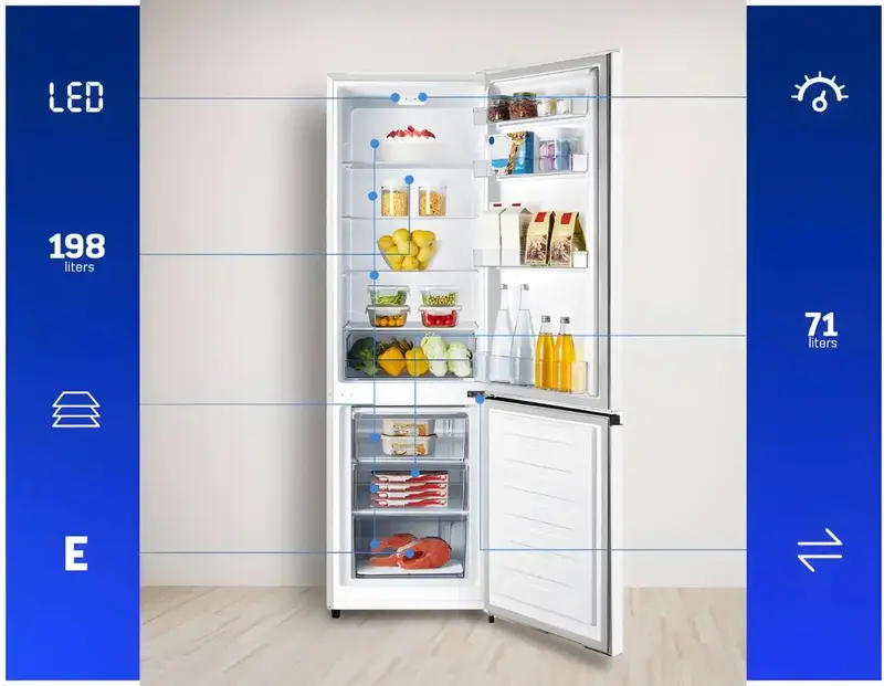 Холодильник HEINNER HC-HS269E++ - фото - №3