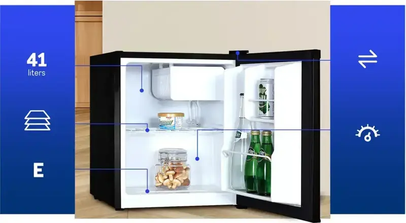 Холодильник HEINNER HMB-HM41BKE++ - фото - №2