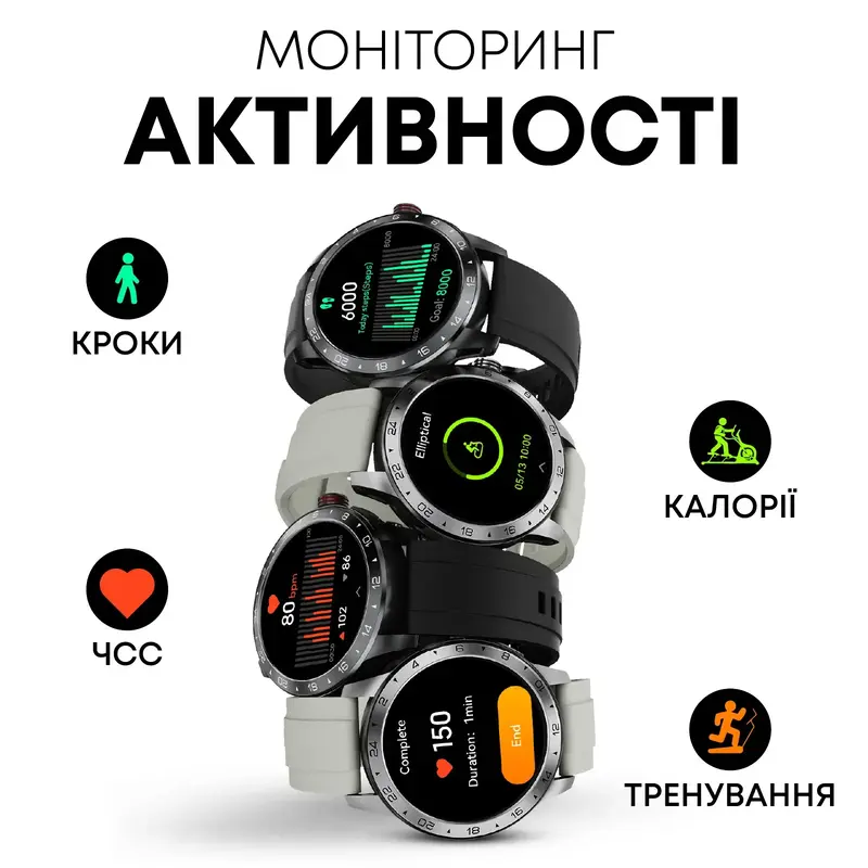 Розумний годинник HiFuture flex2.black - фото - №5