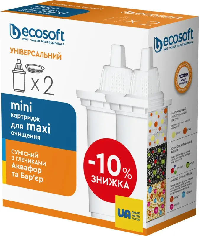 Комплект картриджів Ecosoft CRVKAB2ECO - фото - №0