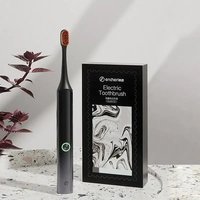 Электрическая зубная щетка ENCHEN Aurora T2 (Black) - фото - №5