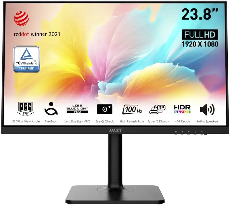 Монітор MSI 23.8" IPS 1920x1080 (Modern MD2412P) фото