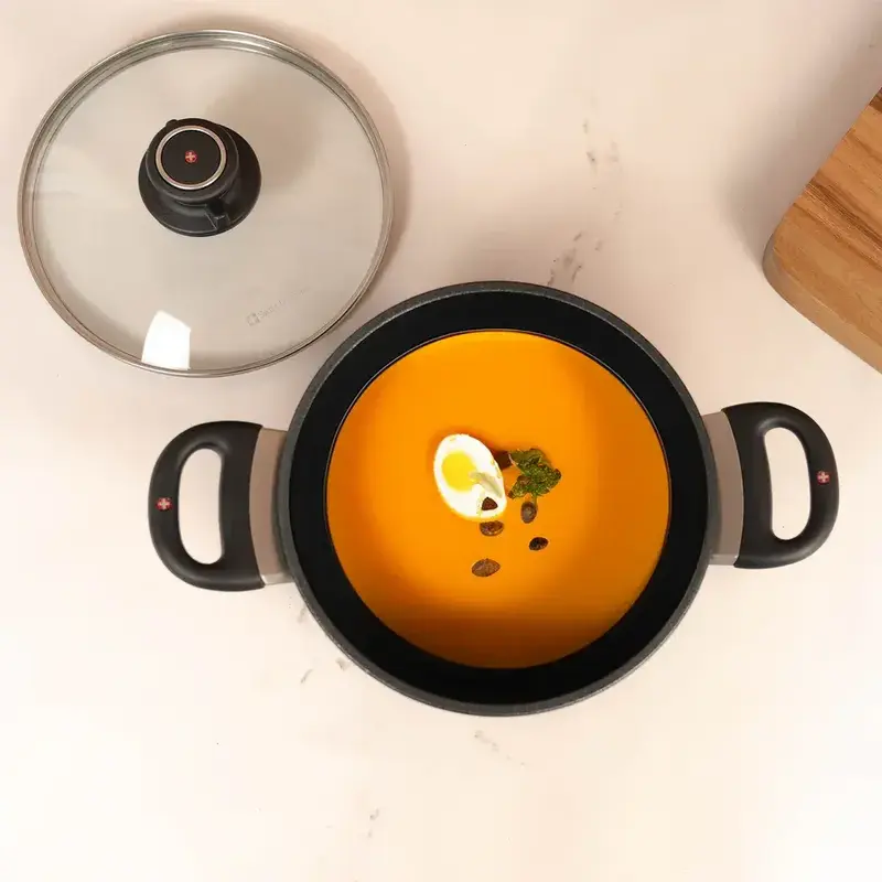 Каструля низька з кришкою Swiss Diamond XD Induction 2,2 л 20 см, XD6820ic - фото - №1