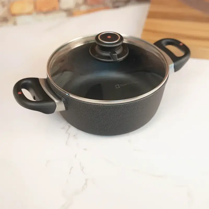 Каструля низька з кришкою Swiss Diamond XD Induction 2,2 л 20 см, XD6820ic - фото - №3