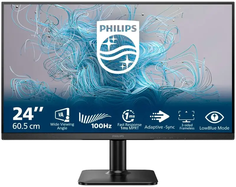 Монітор PHILIPS 23.8" VA 1920х1080 100 Гц (24E2N1100LB/00) - фото - №0