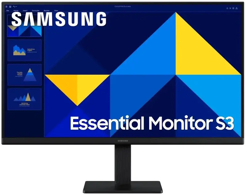 Монітор SAMSUNG 24" IPS 1920х1080 100 Гц (LS24D300GAIXCI) - фото - №0