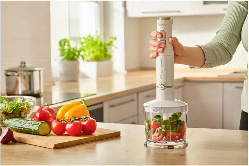 Блендер SENCOR заглибний, білий, SHB6441WH - фото - №12