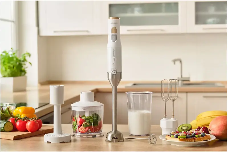 Блендер SENCOR заглибний, білий, SHB6441WH - фото - №10