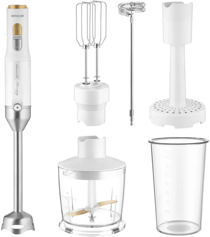 Блендер SENCOR заглибний, білий, SHB6441WH - фото - №0