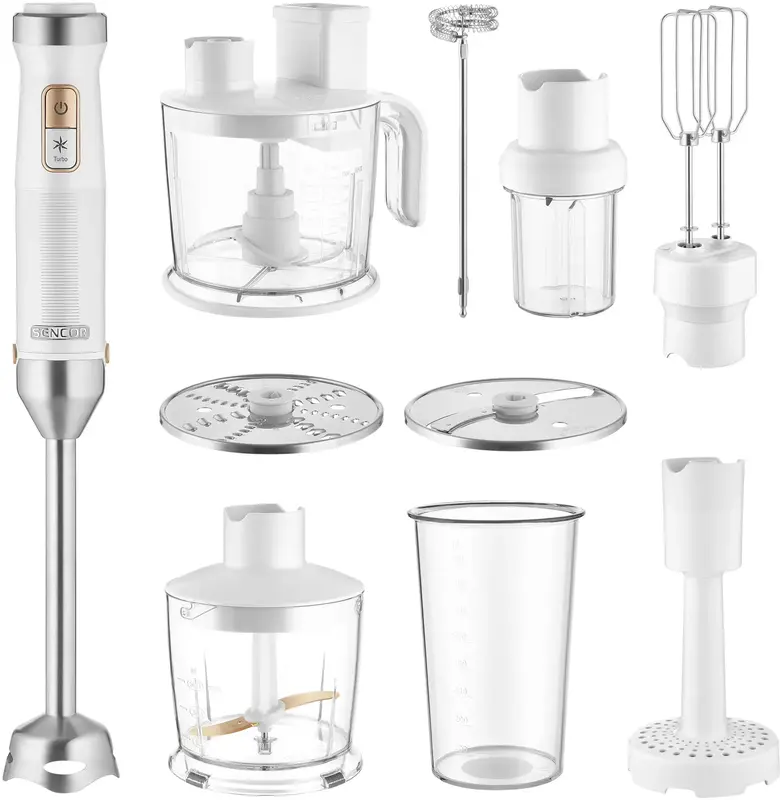 Блендер SENCOR заглибний, білий, SHB6551WH - фото - №1