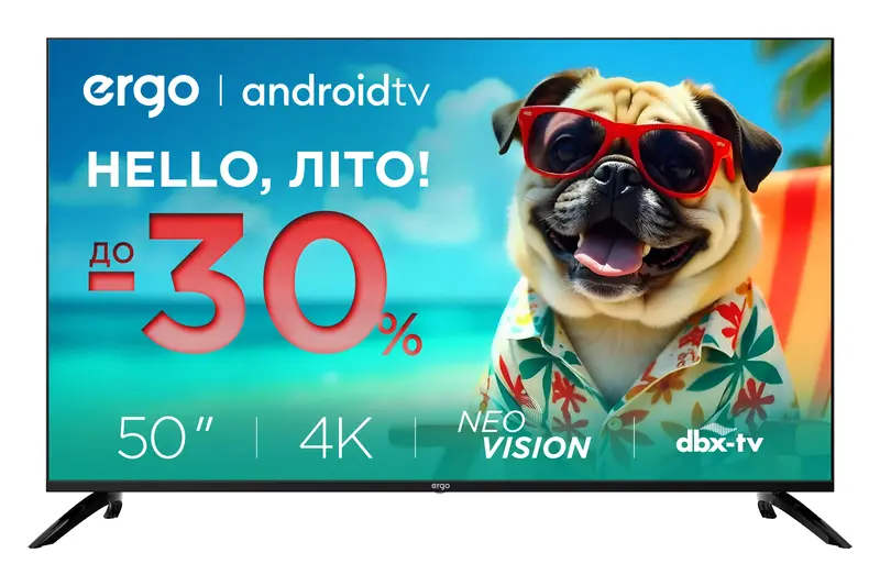 Телевизор Ergo 50" 4K UHD (50GUS6500) фото