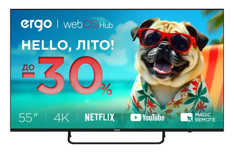 Телевизор Ergo 55" 4K UHD (55WUS9200) фото