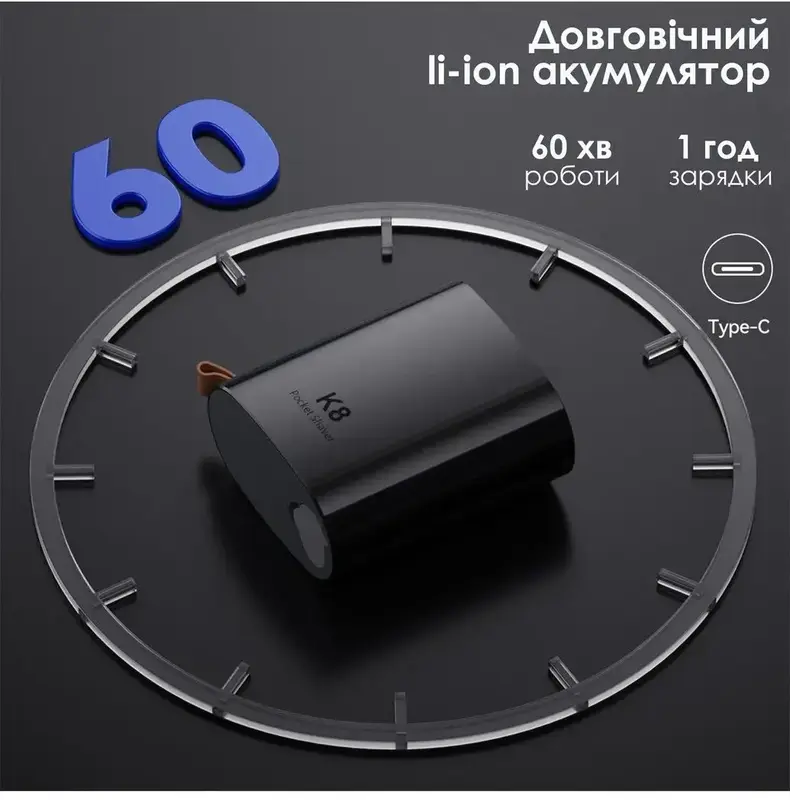 Електробритва Xiaomi Enchen K8 Mini shaver - фото - №3