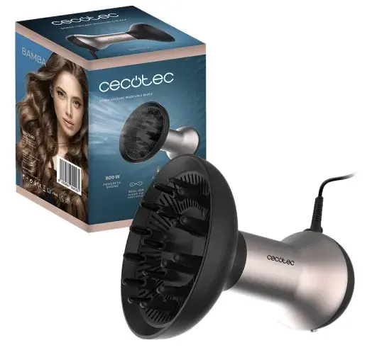 Фен-дифузор Cecotec Ionicare MagiCurls Black - фото - №0