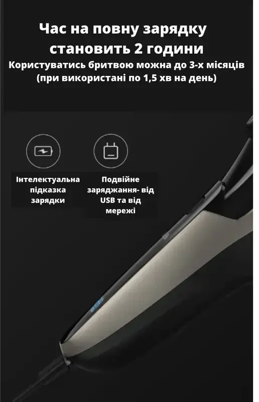 Електробритва Xiaomi Enchen BlackStone 5S - фото - №6